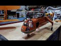 Rc sky crane helicopter  made out of 3d print  build  maiden  450 size