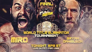 AEW World Title Eliminator Tournament Final Preview: Miro v Bryan Danielson | AEW Full Gear 11/13/21