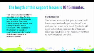 RF.K.2a:  Recognize and Produce Rhyming Words