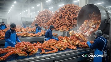 What Happens to $10 Million Worth of King Crabs Inside the Factory | Fishing Documentary