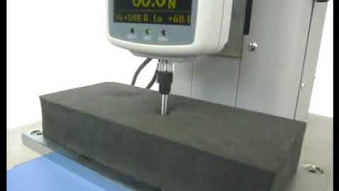 Sponge hardness test