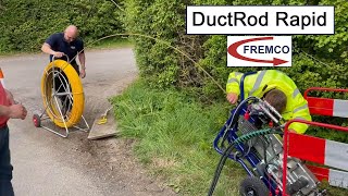 Pousseur et tireur de câbles |DuctRod Rapid vidéo