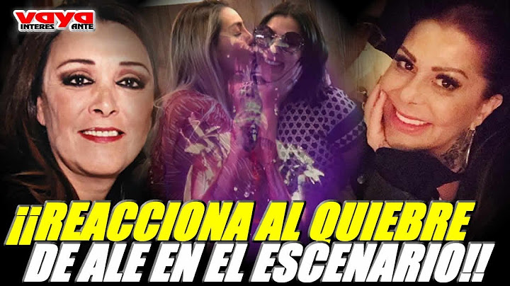 Sylvia Pasquel reacciona al quiebre de Alejandra Guzmán en el escenario