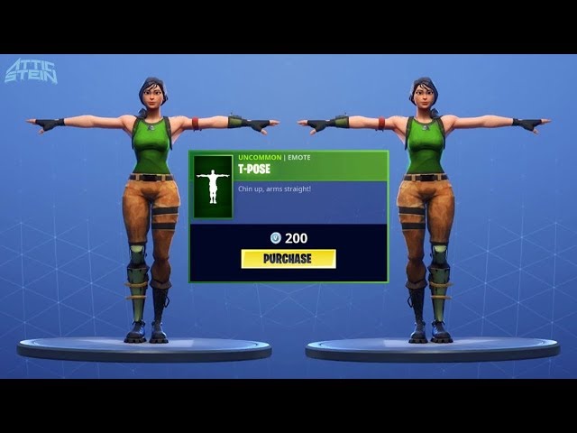 DON'T DO THE T-POSE EMOTE! - Fortnite Funny Fails and W-- Moments! #346, T- Pose