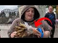 Giving homeless people their favorite meals emotional