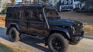 1996 Land Rover Defender 110 - All Black - Clean Ga Le