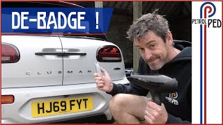 Is De-Badging a car as easy as people say ? [CarVid19 Daily VLOG]