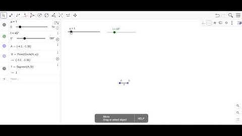 Using Sliders to Rotate Triangle