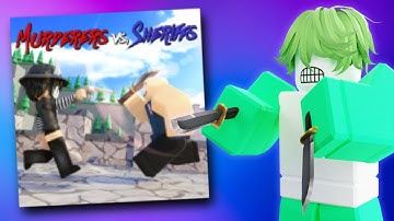 So I Played "Murderers VS Sheriffs" For The First Time.. (Roblox)