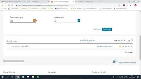 Scopus: Basic search