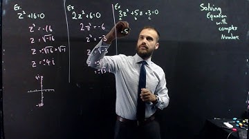 Solving equations with complex numbers