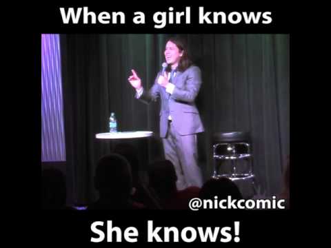 When she knows, she knows!