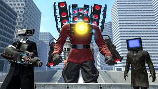 NEW UPGRADED CORRUPTED TITAN SPEAKERMAN VS ALL CAMERAMAN AND TV MAN BOSSES In Garry's Mod!