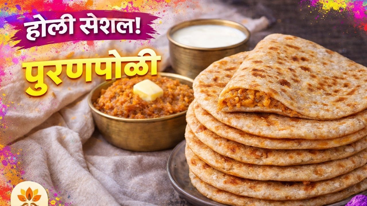 Holi Special Puranpoli recipe 😋🔥Live Cook with Manisha