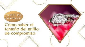 ¿Qué tamaño de anillo de compromiso se considera grande?