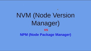 NPM vs NVM, Como instalar NVM el administrador de Versiones de Node.js