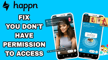 How To Fix And Solve Happn App Don