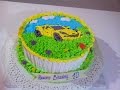 Торт с машиной МК Кремовые торты для детей  Cake machine MK