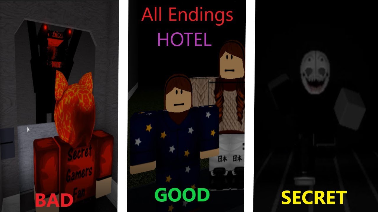 Hotel All Endings Updated Roblox Youtube - all 5 endings in airplane 2 secret cutscene roblox youtube