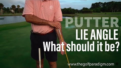 PUTTER LIE ANGLE: What Lie Angle Should the Putter Be? | The Golf Paradigm