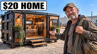 Homeless Man Built a $20 Abandoned Dumpster Into a Fully Running Luxury Home