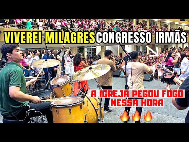 VIVEREI MILAGRES ( #drumcam ) - CONGRESSO DE MULHERES COM VANILDA BORDIERI / LUCAS BATERA class=
