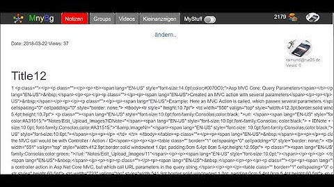 Asp MVC Show HTML String in View with Raw Decode To Elements