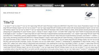 Asp MVC Show HTML String in View with Raw Decode To Elements screenshot 2