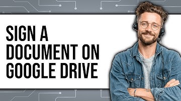How To Sign A Document On Google Drive