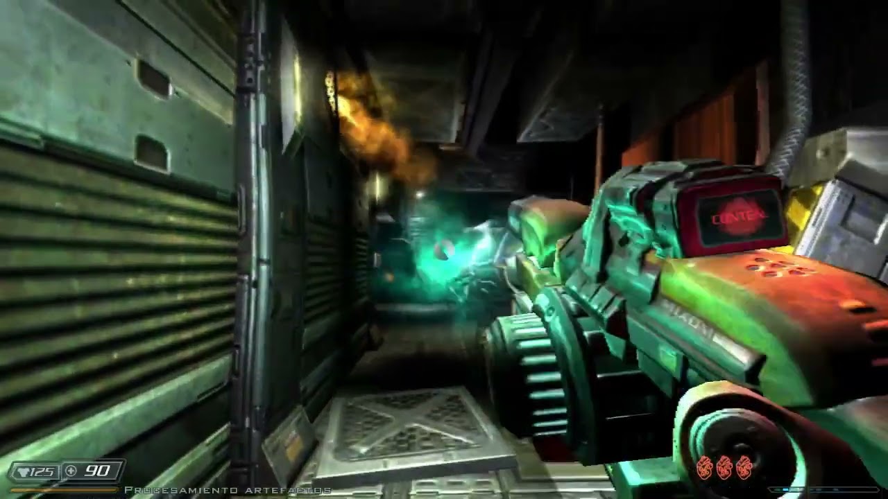 Doom 3 Resurrection Of Evil Gameplay Español 06
