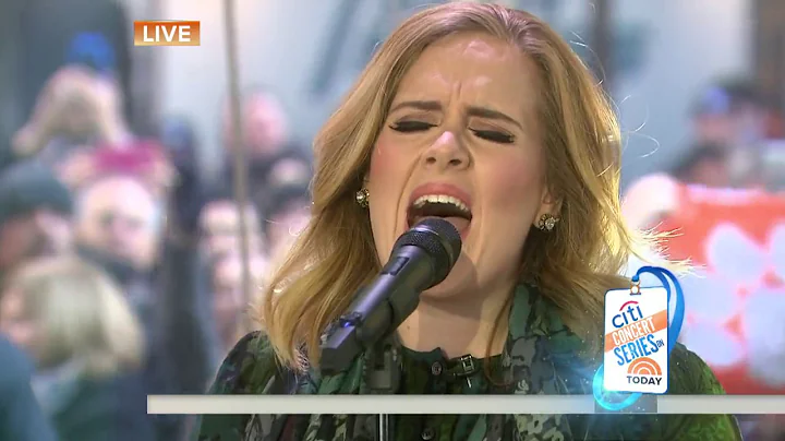 Adele   Million Years Ago Live on The TODAY Show 2...
