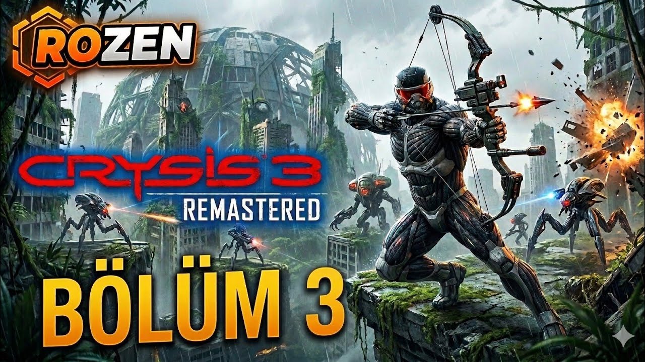 CEPH ORDUSUNU TEK BAŞIMA DURDURDUM! | Crysis 3 Remastered: Bölüm 3