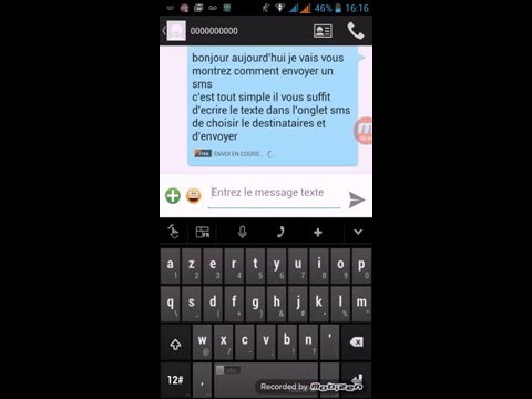 Comment envoyer un sms pour les nuls