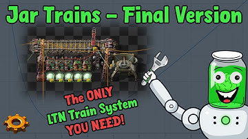 Perfection Perfected! Jar Trains Final Version | LTN Trains | Factorio Spage Age