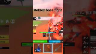 roblox boss fight 👹👿 only #game play 95 #shorts level2600