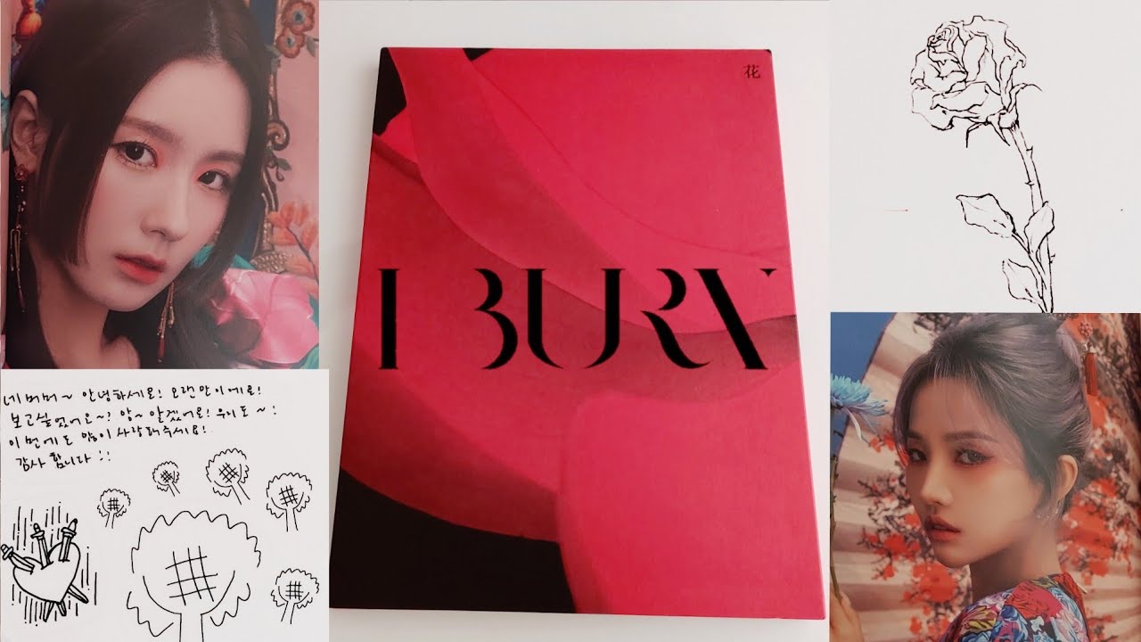 (G)-IDLE I BURN album unboxing - YouTube