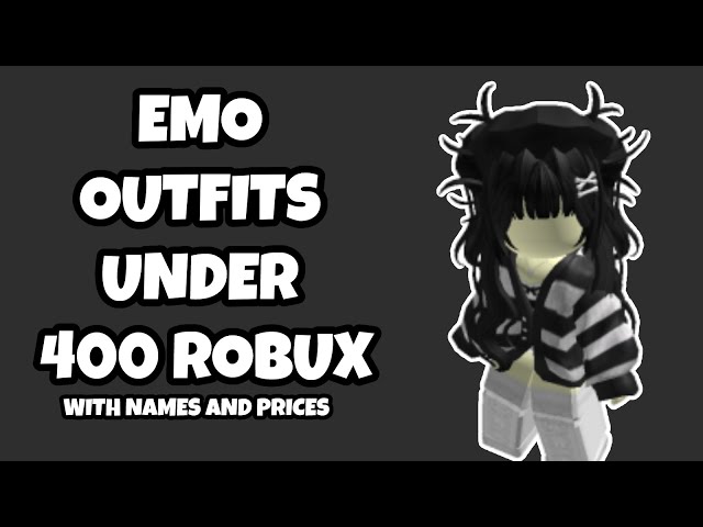 Best Roblox Emo Outfits - Pro Game Guides