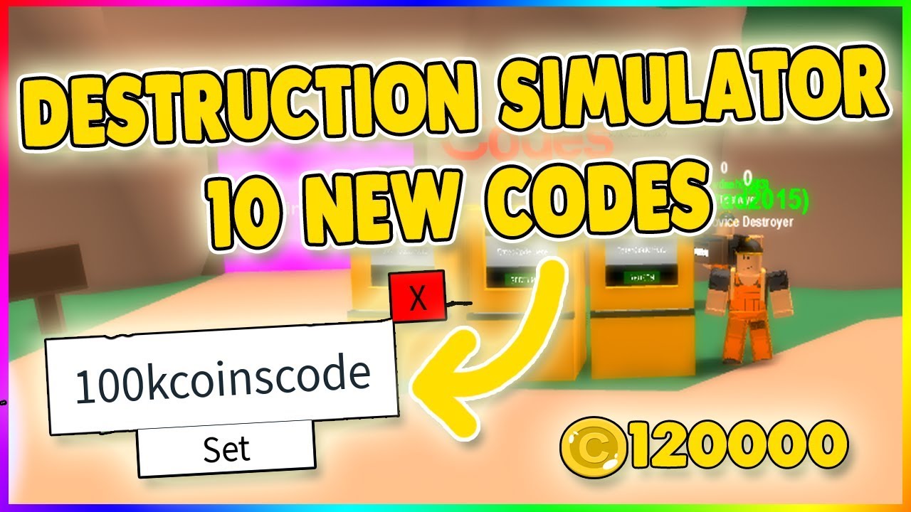 All Destruction Simulator Working Codes List In Roblox 2019 - all codes on roblox destruction simulator