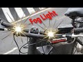 how to install fog light in cycle