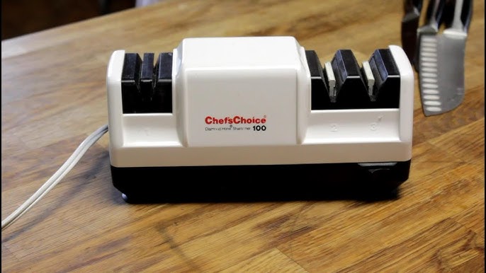 New Chefs Choice 202 Diamond Hone Electric Knife Sharpener 2 Stages!