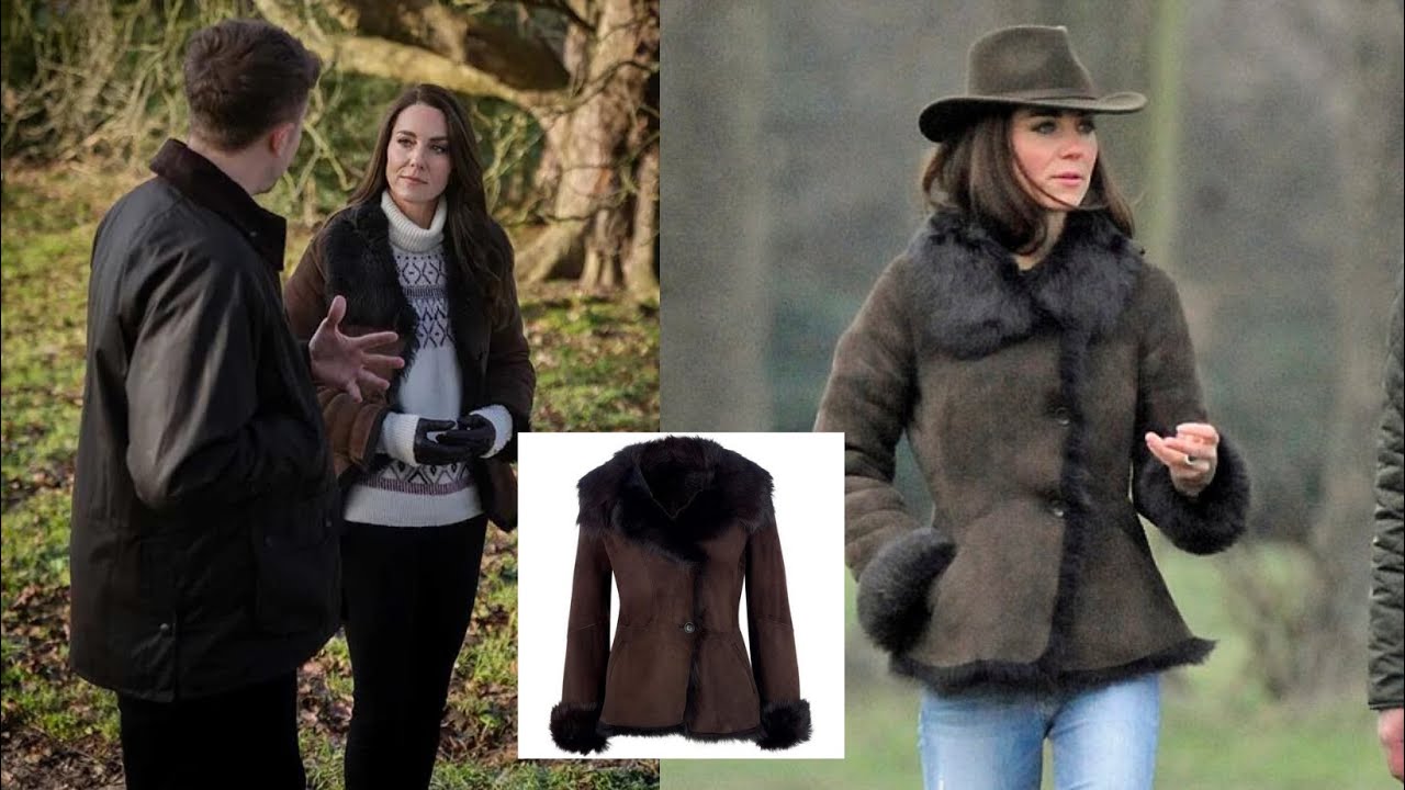 Kate Middleton re-wears LK Bennett 'Darwin' Shearling Coat after 10 ...