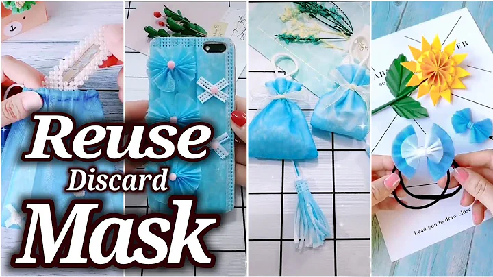 How to reuse disposable mask | DIY mask | Discard ...