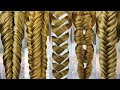 5 ways fishtail braids!  From ONLY 2 strands. Very easy!
