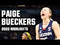 Paige bueckers 2022 ncaa tournament highlights