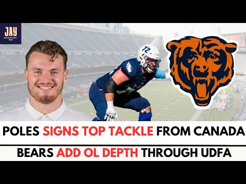 Bears Sign CANADAS BEST OFFENSIVE TACKLE in Theo Benedet For KEY Depth. Chicago Bears News