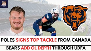 Bears Sign CANADA'S BEST OFFENSIVE TACKLE in Theo Benedet For KEY Depth. Chicago Bears News