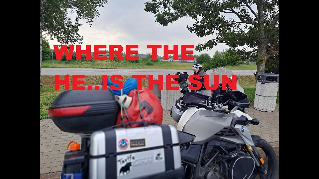 Motorcycle tour from Lapland Rovaniemi to Estonia, Latvia, Lithuania and Sweden. Part. V