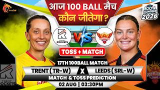 Trent Rockets-W vs Sunrisers-W | The Hundred Women's 17th Match | Who Will Win Today's Match | To... screenshot 5