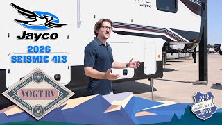 Discover the all-new 2026 Jayco Seismic 413 Toy Hauler