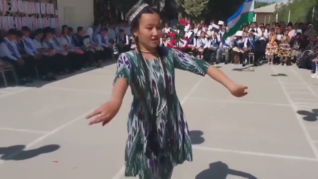 Doirangni chal. Muzrabot tumani 18-maktab 9-sing o`quvchisi Odilova Sevinchning raqsi  Doirani chal